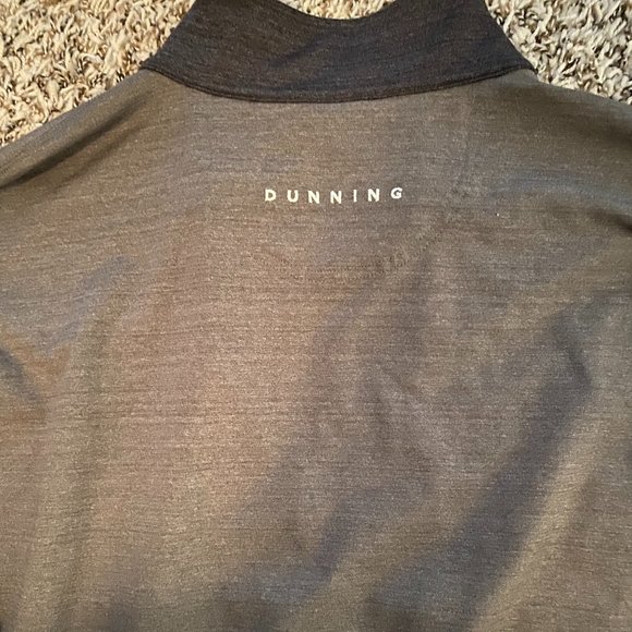 Dunning Golf Fidden ¼ Zip - Dark Charcoal/Charcoal - XL - Picture 4 of 5
